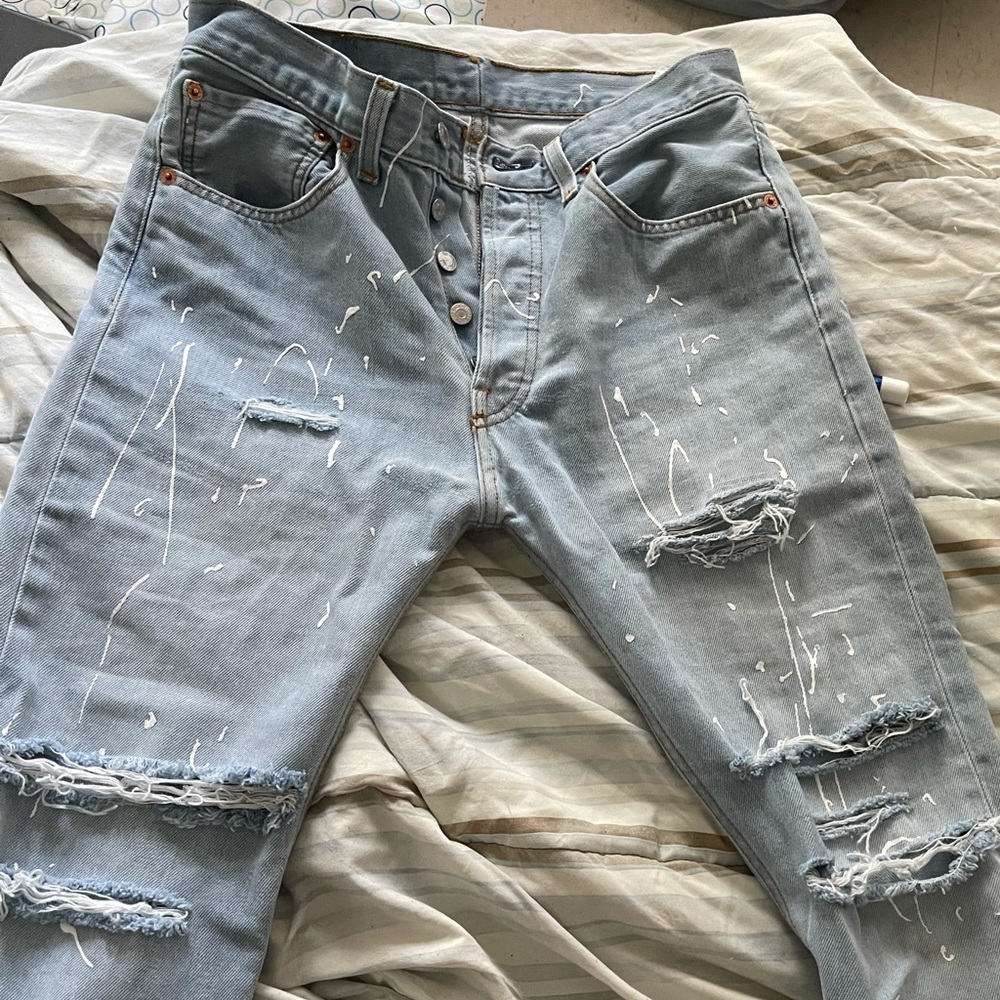 Selling custom made Levi’s jeans - Picture 2 of 4